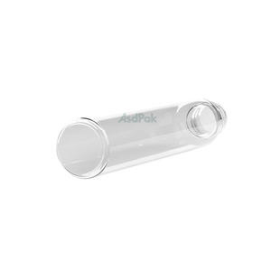 สติกเกอร์โลโก้แบบกำหนดเอง ขนาด 116 มม. หลอดแก้วใสพร้อมฝาเกลียวป้องกันเด็กแบบกลมสีดำ พิมพ์ลายด้าน/สกรีน สำหรับใส่ขนม - Product Image 4