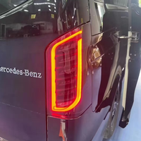 Luces Traseras LED para W447 Benz Vito V220 V250 V260 V-Class Metris 2016-2024, Luz Trasera con Intermitentes Secuenciales, Luz Antiniebla Trasera, Conexión Plug and Play