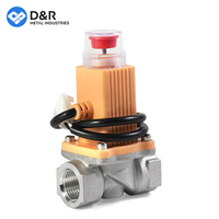 D & R DN15 vanne d'arrêt de gaz à usage domestique détecteurs de gaz DC9V combustibles électrovanne électronique de gaz naturel disponible avec alarmes