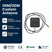 Antena GNSS RTK para Topografía, GPS GLONASS BeiDou L1 L2 3.5dBi, Antena Activa de Alta Precisión con Conector Roscado para Mapeo, Compatible con OEM