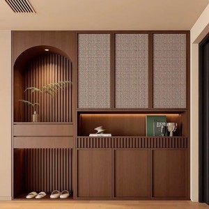 Armadio Minimalista Autoportante in Rattan Intrecciato con Struttura in Legno per <span class=keywords><strong>Camera</strong></span> <span class=keywords><strong>da</strong></span> <span class=keywords><strong>Letto</strong></span> e <span class=keywords><strong>Arredamento</strong></span> Domestico in Soppalco/Appartamento - Product Image 2