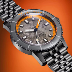 Reloj Automático SW200 con Esfera de Meteorito Natural, Bisel de Zafiro, BGW9 Super Luminoso, 200M, Logotipo Personalizado, Reloj de Buceo para Hombre, OEM ODM - Product Image 2