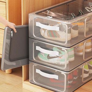 Caja de Almacenamiento Transparente para Zapatos, Caja Organizadora Plegable para Exhibición de Zapatos, Contenedores de Almacenamiento Debajo de la Cama, Precio de Fábrica - Product Image 5