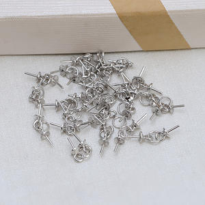 10 accessoires de fabrication de bijoux en argent S925, capuchons de perles à trou traversant allongés, plaques de perles intégrées, pour perles vides à connecter - Product Image 4