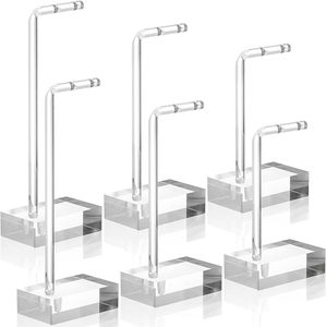 6 PCS <span class=keywords><strong>Acrylic</strong></span> Bông tai hiển thị đứng, rõ ràng đồ trang sức bán lẻ chủ, Bông Tai tổ chức đứng cho Vòng đeo tay <span class=keywords><strong>Bangle</strong></span>, Countertop - Product Image 1