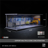 1: 64 Seaside Summer Cool Graffiti Theme Series Light Edition Scene Model