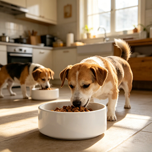 Ciotola per Cani in Ceramica Grande 1100ml, Stampa Personalizzata, Sicura per Alimenti, Bianca, Consegna Rapida dagli USA - Product Image 4
