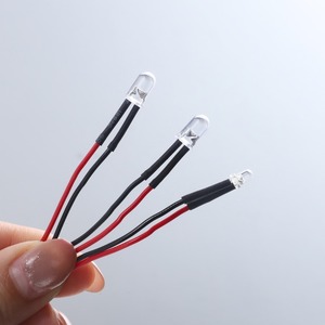 Jstronic DC 3v 5v <span class=keywords><strong>12v</strong></span> 24v 3mm 5mm Lampes LED pré-câblées avec câble de 20 cm Diodes LED pré-câblées pour indicateur - Product Image 5