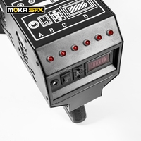 Cañón de Confeti Eléctrico MOKA SFX MK-CN15 con Batería LED de 6 Cabezales, Lanzador de Confeti para DJ Club