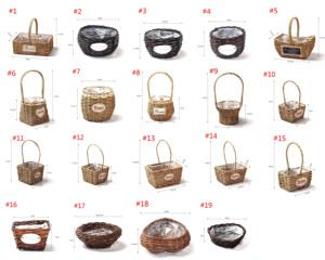 AAA351 decorazioni per la casa portatili portaoggetti <span class=keywords><strong>in</strong></span> <span class=keywords><strong>vimini</strong></span> decorazione succulenta contenitore per piante vaso da fiori cesto di fiori fatto a mano <span class=keywords><strong>in</strong></span> paglia - Product Image 6