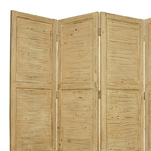 HMS 76 \ "X 84 \" schermo in legno nero moderni antichi Art déco divisori mobili con pannelli incisi e curve per la decorazione - Product Image 2