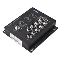 InMax En50155 commutateurs industriels étanches 8 ports ip67 ip65 ip54 12v 24v M12 Metro Ethernet Switch