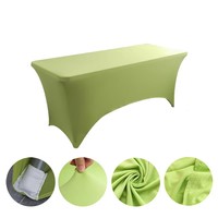 Nuoxin vente en gros de nappes en polyester bon marché d'extérieur couvertures de table pliantes ajustées par sublimation rectangle pour mariage et événements