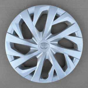 Cache-moyeu <span class=keywords><strong>de</strong></span> <span class=keywords><strong>roue</strong></span> en plastique ABS argenté antirouille, installation facile pour <span class=keywords><strong>15</strong></span> <span class=keywords><strong>pouces</strong></span>, 2020-2021, pour le nouveau Vios, cache-moyeu décoratif - Product Image 1