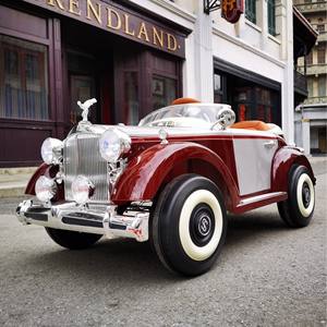 Voiture électrique télécommandée pour enfants Samat Classic Car, quatre roues motrices, double porte avec fonction de balancement, utilisation intérieure et extérieure - Product Image 4