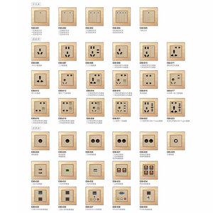 Chất lượng cao chuyển đổi hệ thống vàng bảng điều chỉnh điện tử màn hình cảm ứng ánh sáng ổ cắm khách sạn sử dụng chuyển đổi và ổ cắm - Product Image 1