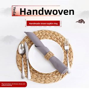Factory Direct Supply Bamboo-Made Napkin Ring Chinese Style 3cm Width for Western Restaurant Use OPP Bag Packaging - Product Image 2