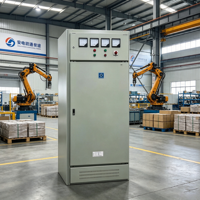 Armoire de compensation à faible tension AC 380V Zhixin GGJ à économie d'énergie, panneau de réglage de puissance réactive IP30, condensateurs 4-12 voies