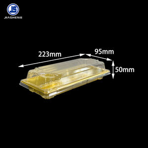 Lebensmittel Luxus verpackung zum Mitnehmen Go Bento Boxen Einweg zum Mitnehmen Sushi Togo Box Kunststoff PET Recycelbar - Product Image 4