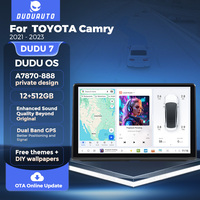 DUDU7 UIS7870 TDA7808 Autoradio intelligent Android 12,8 pouces Lecteur multimédia GPS DSP pour TOYOTA CAMRY 2021-2023