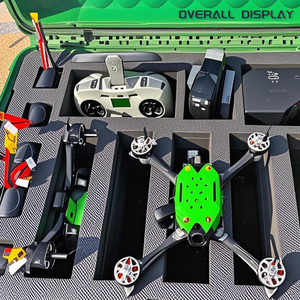 Fpv מיני מירוץ מירוץ מזל ט חדש Diy להרכיב מסגרת משדר rtf עם שלט רחוק foldable fpv - Product Image 6