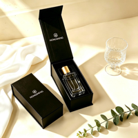 Coffret Cadeau Portable Magnétique Personnalisé avec Couvercle Rabattable et Gaufrage pour Emballage de Parfums d'Aromathérapie et de Soins de la Peau