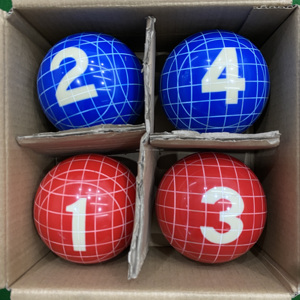 Palle <span class=keywords><strong>Bocce</strong></span> in resina Set regolazione misura 107mm <span class=keywords><strong>Bocce</strong></span> gioco per esterno - Product Image 1