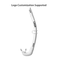 Tuba en silicone Songxin SC pour la plongée sous-marine et le snorkeling, 38 cm, confortable et durable, pour un usage unisexe
