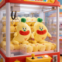 Vente en gros usine : Jouets en peluche souples banane de 8 pouces, animaux en peluche, jouets pour enfants à thème dessin animé et anime, pour machines à griffes