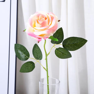 Rosa Singola Artificiale Più Venduta all'Ingrosso, Fiori <span class=keywords><strong>Artificiali</strong></span> in Velluto per Decorazione Casa - Product Image 6