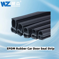 Tira de Sellado de Goma EPDM para Puertas de Coche, Protector de Bordes en Forma de U para Ventanas, Capó y Maletero, Insonorizante e Impermeable