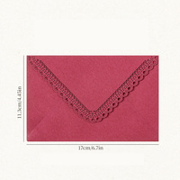 Enveloppes de luxe avec bordure en dentelle, design romantique, vente en gros, pour invitations de mariage, cartes de vœux d'anniversaire, cartes-cadeaux, lettres d'amour