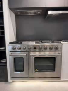 48 pouces 7,0 cu. Four encastrable avec plaque de cuisson à gaz 7 brûleurs et four à convection en acier inoxydable et relumière automatique - Product Image 5