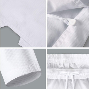 Ensemble unisexe pour adultes en coton 100% personnalisable, confortable et de qualité supérieure, couleur personnalisée, entraînement, combat, arts martiaux, uniformes de taekwondo - Product Image 4