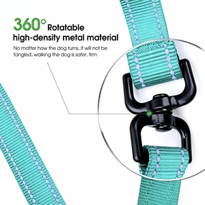 Set Tali Pengikat Anjing Multifungsi Tanpa Tangan dengan Model Dasar Warna Gradasi Es Serut, Tali Jalan-Jalan yang Dapat Disesuaikan - Product Image 4