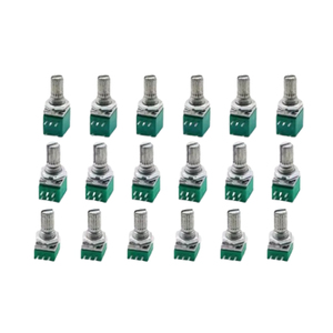 Potenciómetro RK097N de 3 pines simples/RV097G de 6 pines dobles, B5K/10K/20K/50K/100K, longitud 15 mm - Product Image 1