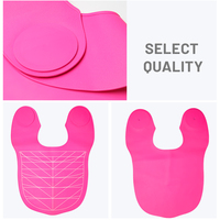 Cape de coiffeur en silicone épais en gros Cape de coiffure personnalisée de luxe Outils de coiffeur Cape de coupe de cheveux de marque privée