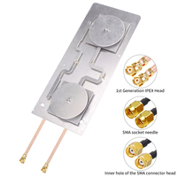 Módulo de Router Inalámbrico de Doble Banda 2.4G, Amplificador AP Bridge, Conectores Dobles, Antena Vertical de Alta Ganancia 12dBi, Panel de 2400-2500MHz