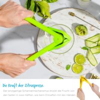 Opvouwbare handmatige citroenenpers, draagbare, arbeidsbesparende handpers, huishoudelijke citruspers