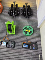 Drone sous-marin étanche professionnel avec sonar, détecteur de profondeur, caméra sous-marine haute définition et ensemble complet pour la pêche en mer et la plongée
