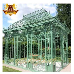 Gazébo en fer forgé décoration extérieure jardin en métal gazébo extérieur moderne - Product Image 1