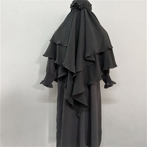 Nuovo <span class=keywords><strong>abbigliamento</strong></span> da <span class=keywords><strong>donna</strong></span> <span class=keywords><strong>moderno</strong></span> Plus Size islamico in poliestere Hijab modesto musulmano preghiera Abaya Set foulard per Abaya <span class=keywords><strong>moderno</strong></span> - Product Image 3