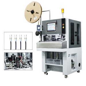 Máquina Semiautomática de Alta Precisión para Pelar y Crimpar Cables, Accionada por Servomotor - Product Image 1