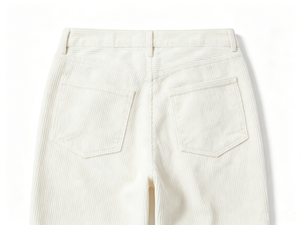 <b>Men's</b> 5-Pocket Corduroy Pants Mid Waist <b>Loose</b> Straight Vintage Casual Full Length <b>Trousers</b> - Product Image 4