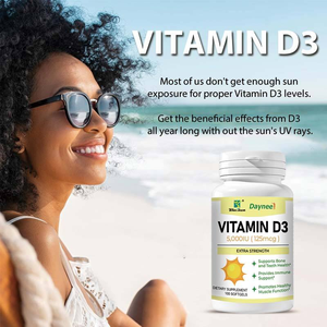 Cápsulas Blandas de Vitamina D3 N26 de Marca Privada, 1000 UI, para la Absorción de Calcio y el Apoyo a la Densidad Ósea, Bajo MOQ - Product Image 1