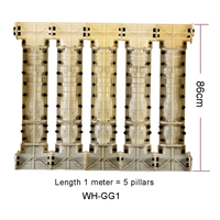 Moule pour balustre de clôture en béton plastique de 86 cm