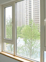 Ventana Abatible de PVC, Vista Amplia sin Obstáculos, Apta para Balcón