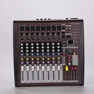 <span class=keywords><strong>Amplificador</strong></span> Profesional KACAUDIO de 8 <span class=keywords><strong>Canales</strong></span> (<span class=keywords><strong>7.1</strong></span>) Metálico con Alimentación Phantom de 48V, Consola de Mezcla de Sonido - Product Image 5