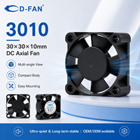 3010 12V 5V haute vitesse de rotation DC ventilateur axial sans balais refroidissement 12v 30x30x10 portant 30000 heures CE approuvé ventilateur d'ordinateur Dc