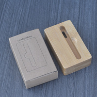 Amplificateur de son pour téléphone portable en bambou, idée cadeau, support de téléphone portable en bois, amplificateur de son pour téléphone portable